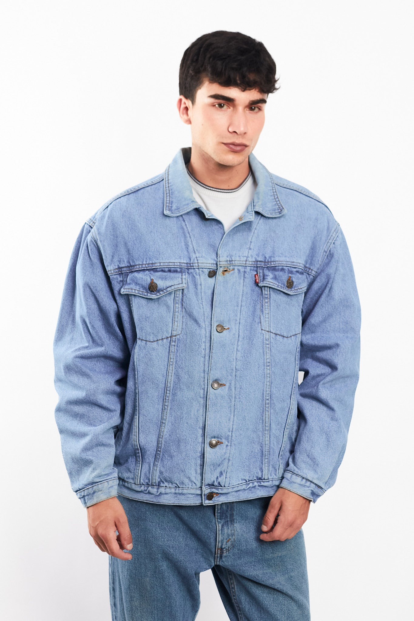 Vintage Levi's Sky Blue Trucker Jacket (M/L)