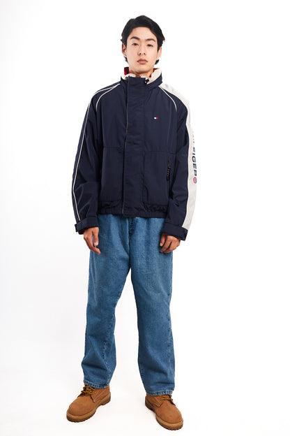2002 Vintage Tommy Hilfiger Waterstop Spellout Reversible Jacket (M/L)