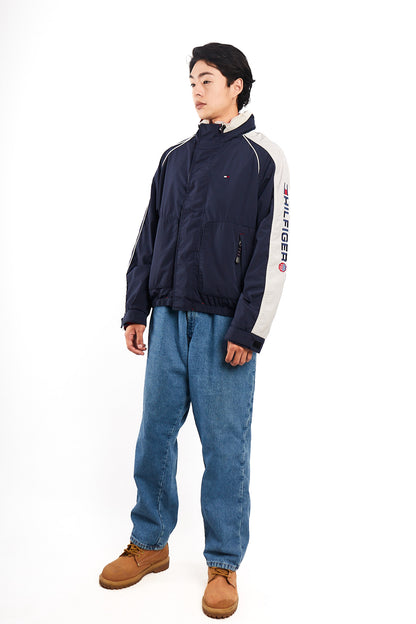 2002 Vintage Tommy Hilfiger Waterstop Spellout Reversible Jacket (M/L)