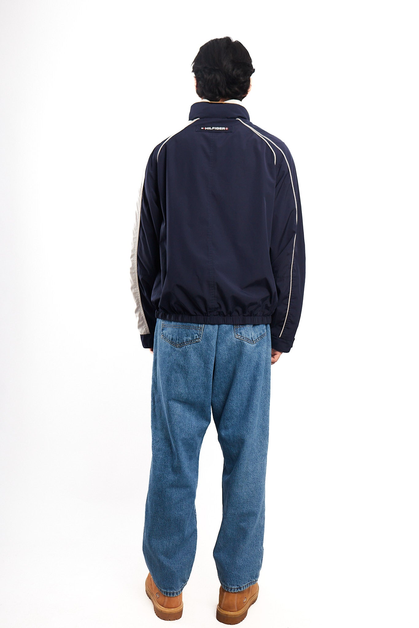 2002 Vintage Tommy Hilfiger Waterstop Spellout Reversible Jacket (M/L)