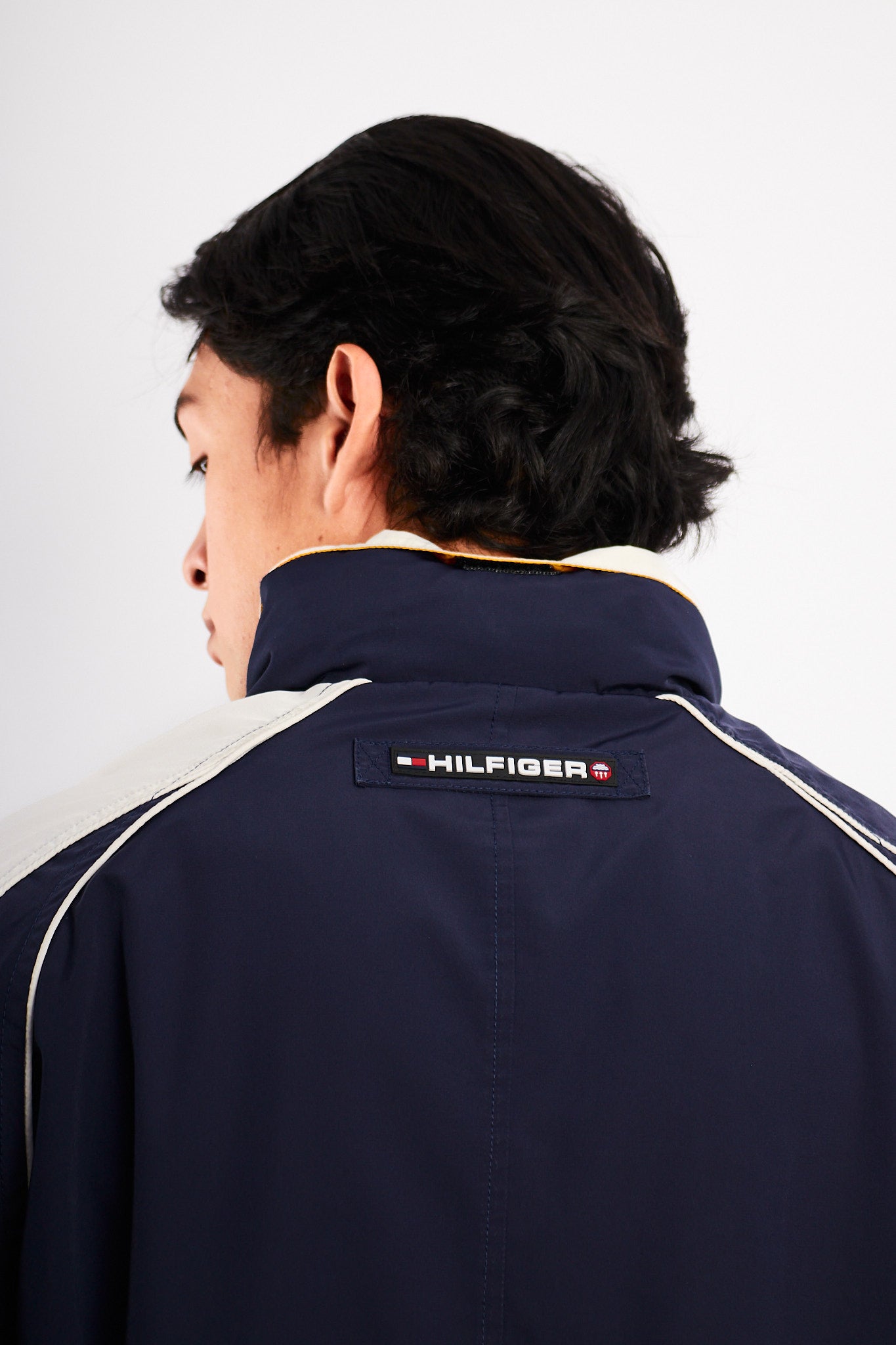 2002 Vintage Tommy Hilfiger Waterstop Spellout Reversible Jacket (M/L)