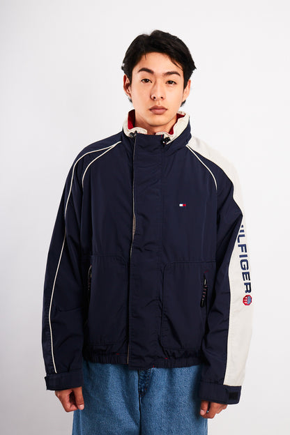 2002 Vintage Tommy Hilfiger Waterstop Spellout Reversible Jacket (M/L)