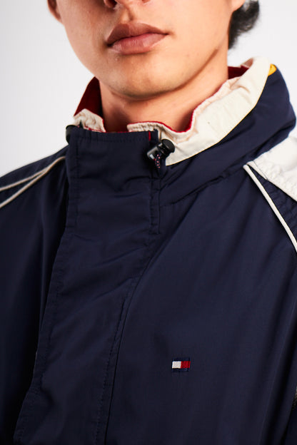 2002 Vintage Tommy Hilfiger Waterstop Spellout Reversible Jacket (M/L)