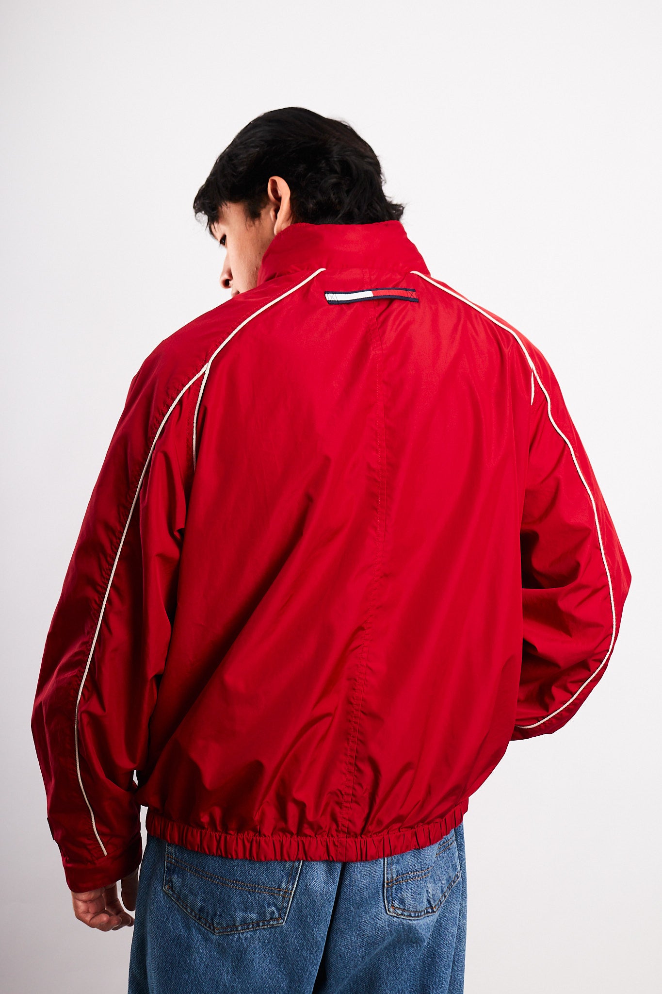 2002 Vintage Tommy Hilfiger Waterstop Spellout Reversible Jacket (M/L)