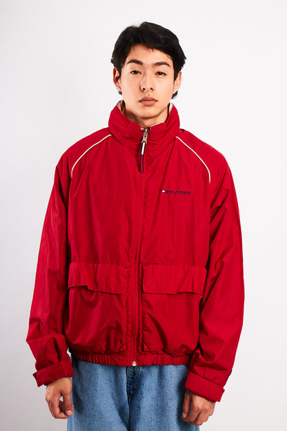 2002 Vintage Tommy Hilfiger Waterstop Spellout Reversible Jacket (M/L)