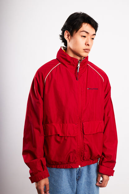 2002 Vintage Tommy Hilfiger Waterstop Spellout Reversible Jacket (M/L)