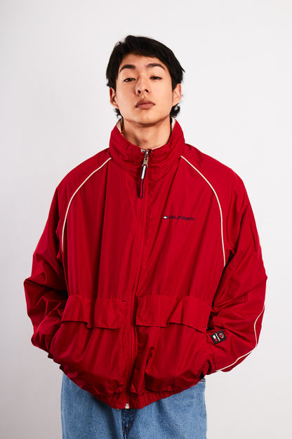 2002 Vintage Tommy Hilfiger Waterstop Spellout Reversible Jacket (M/L)