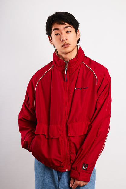 2002 Vintage Tommy Hilfiger Waterstop Spellout Reversible Jacket (M/L)