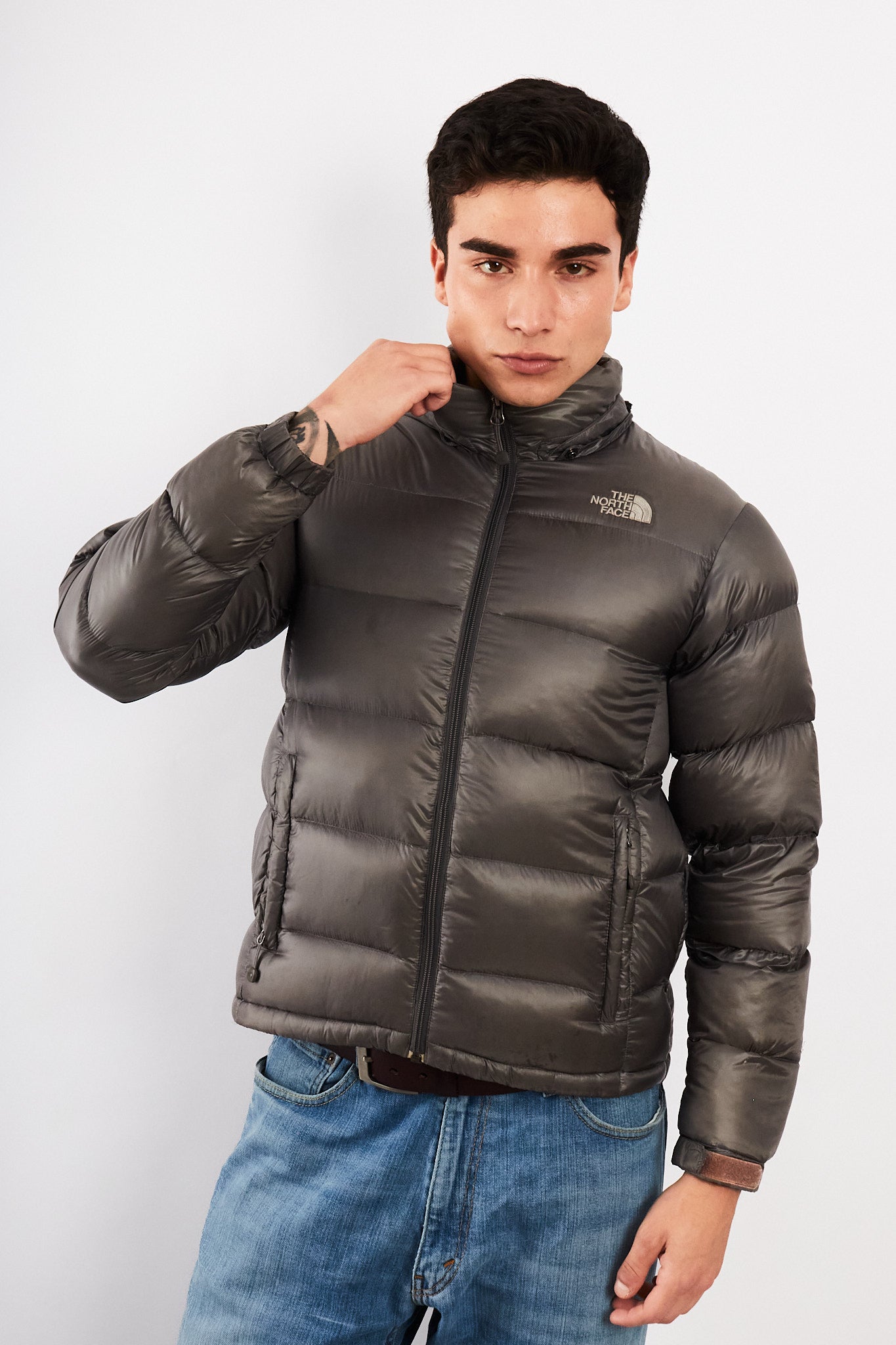 2000 Vintage The North Face 700 Metallic Goose Down Puffer Jacket(S/M)