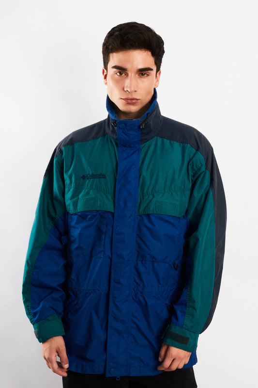 1990 Vintage Columbia Colorblock Cargo Jacket (M/L)