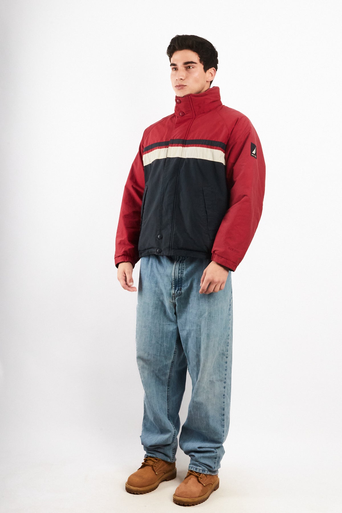 2000 Vintage Nautica Colorblock /Polar Jacket (M)