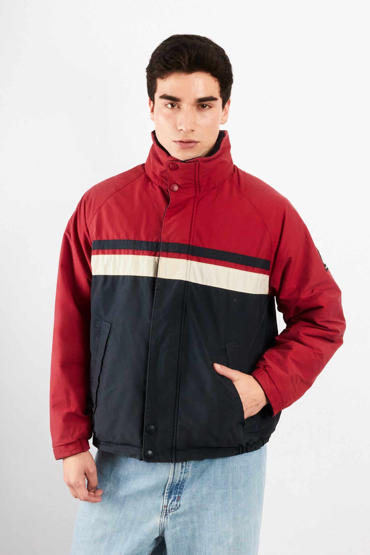 2000 Vintage Nautica Colorblock /Polar Jacket (M)