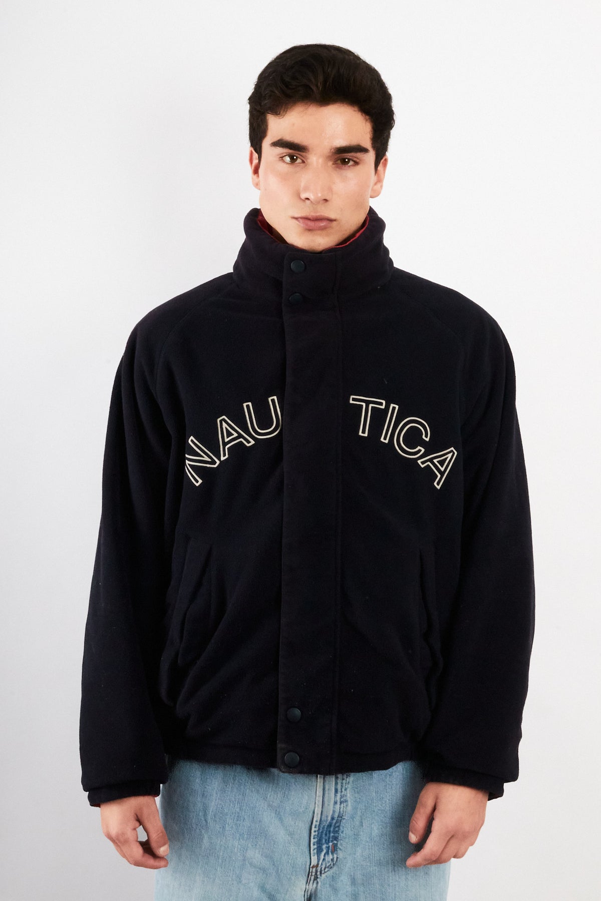 2000 Vintage Nautica Colorblock /Polar Jacket (M)