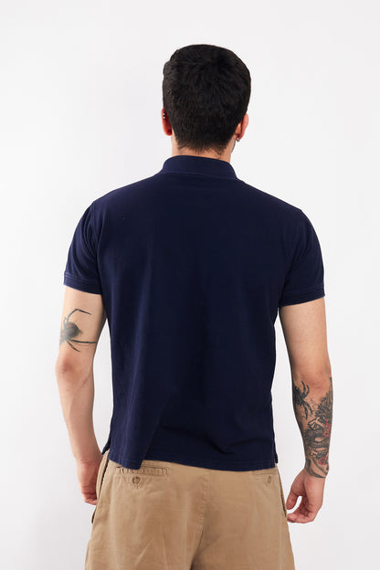 2000 Lacoste Navy Polo Shirt (S/M)