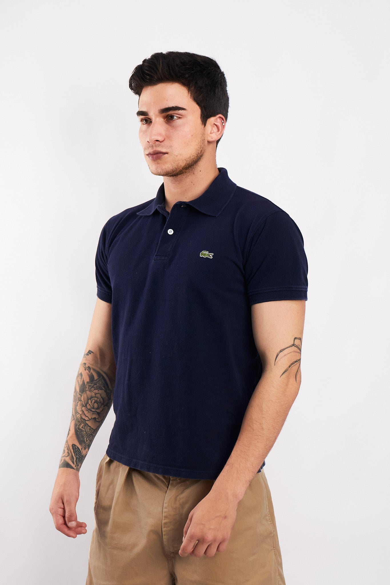 2000 Lacoste Navy Polo Shirt (S/M)