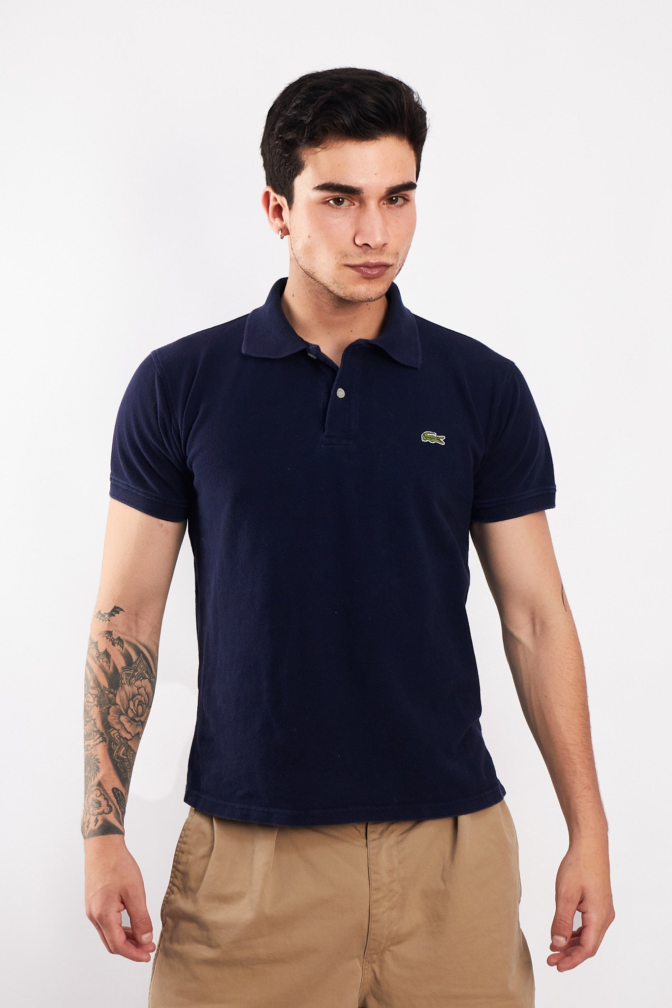 2000 Lacoste Navy Polo Shirt (S/M)
