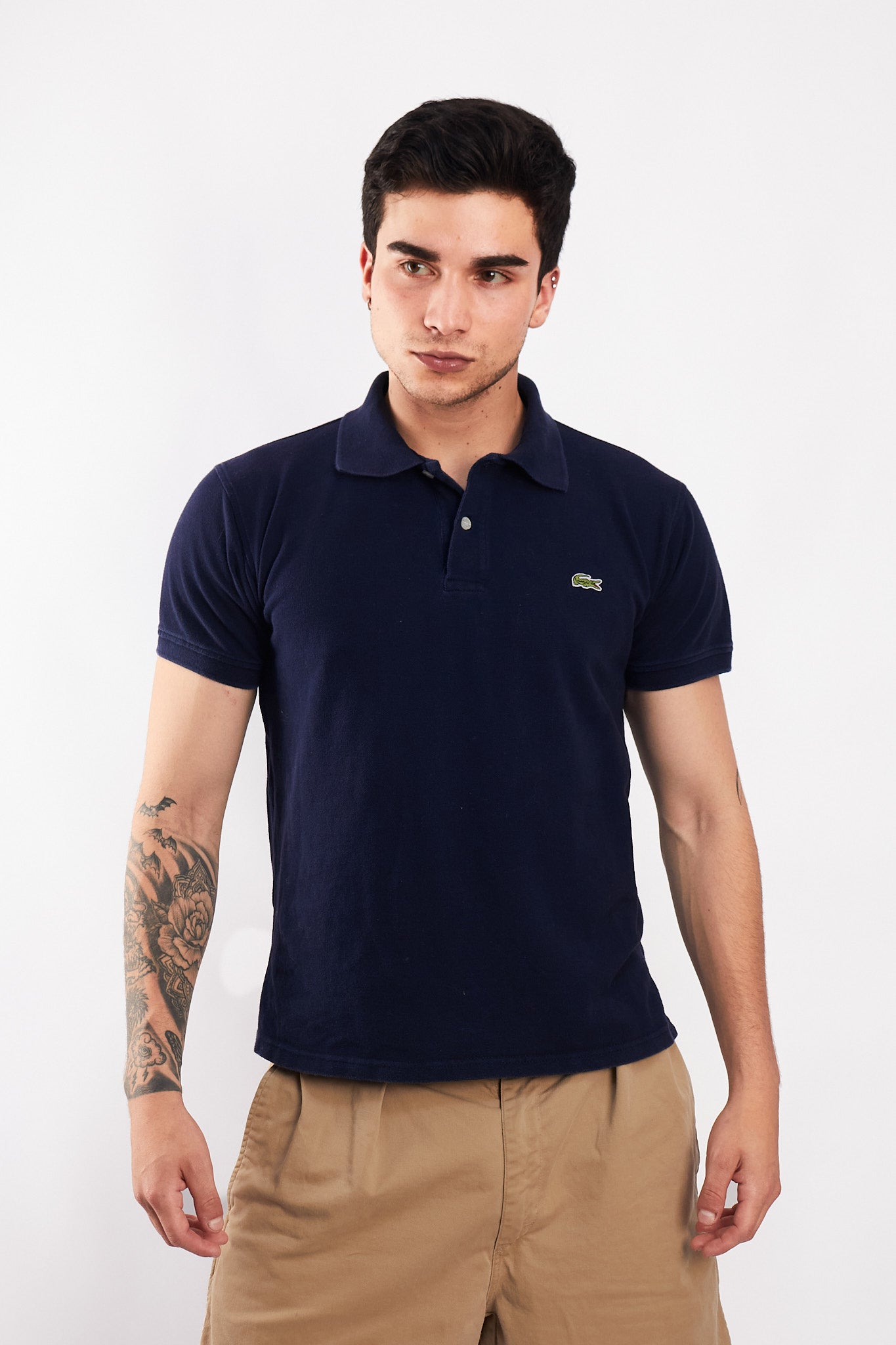 2000 Lacoste Navy Polo Shirt (S/M)