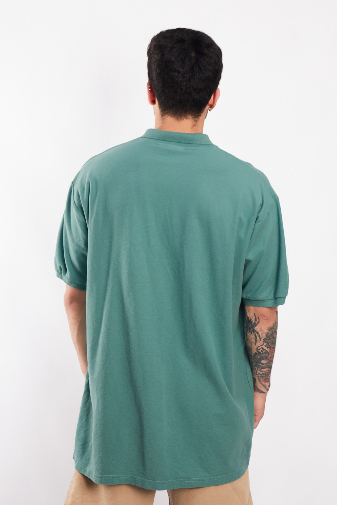 2000 Lacoste Pastel Green Polo Shirt (XL)