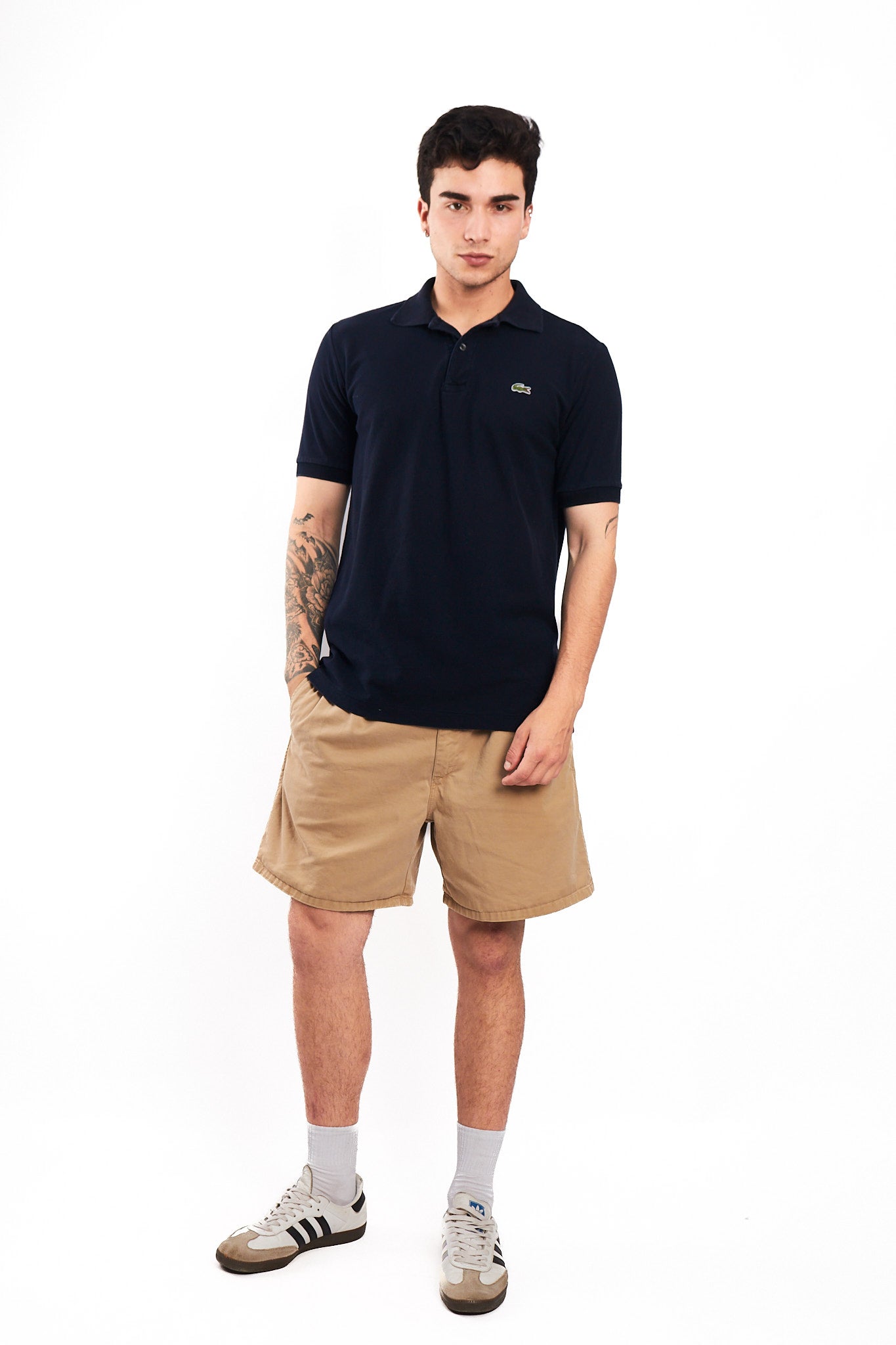 2000 Lacoste Navy Polo Shirt (M)