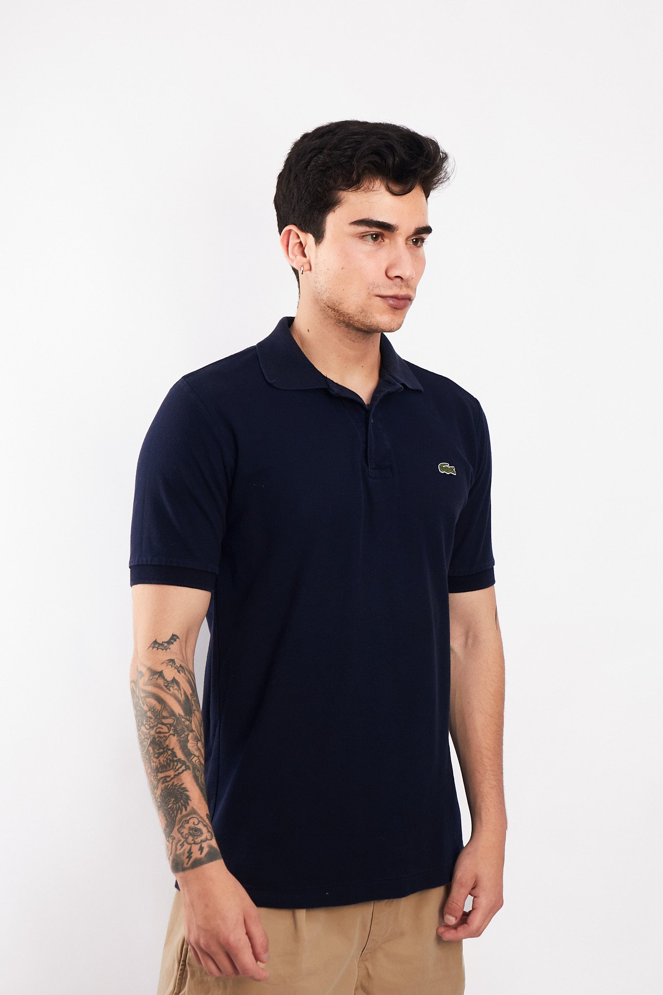 2000 Lacoste Navy Polo Shirt (M)