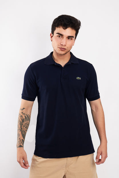 2000 Lacoste Navy Polo Shirt (M)
