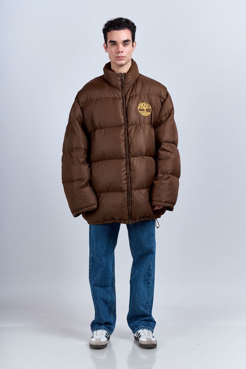 2000 Timberland Brown Down Puffer Jacket (XL/XXL)