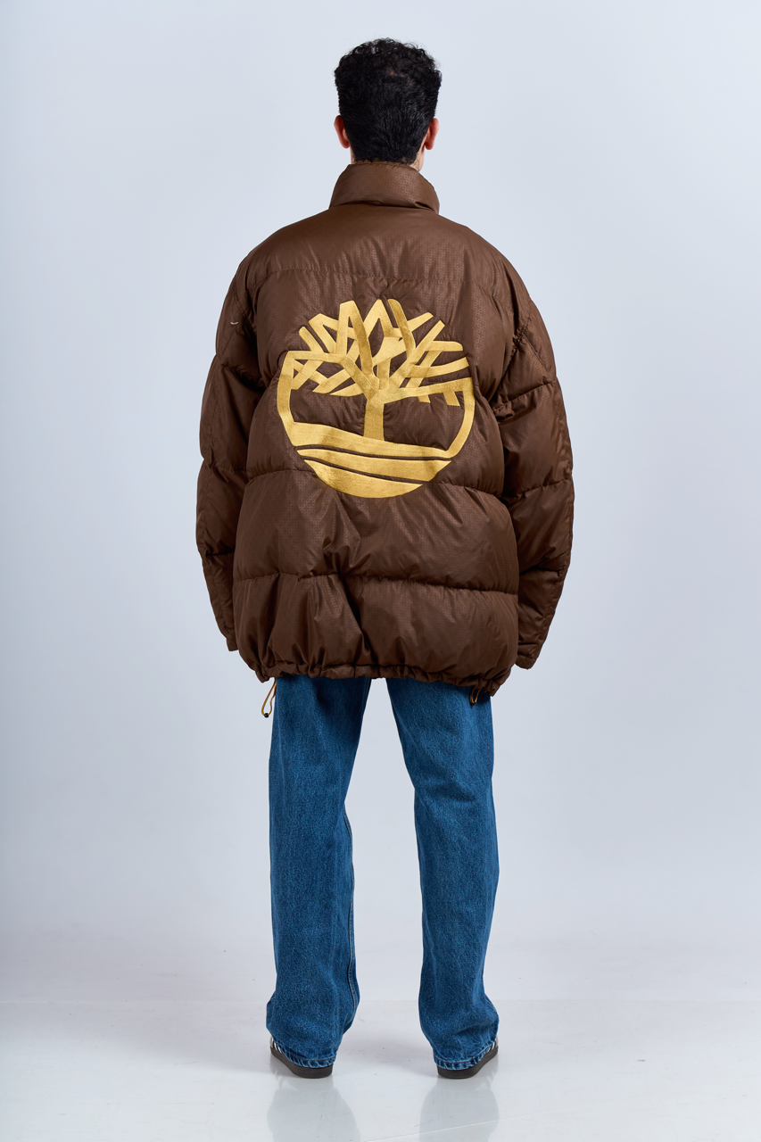 2000 Timberland Brown Down Puffer Jacket (XL/XXL)