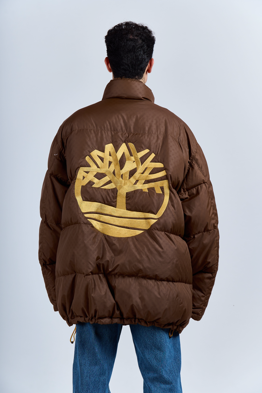 2000 Timberland Brown Down Puffer Jacket (XL/XXL)