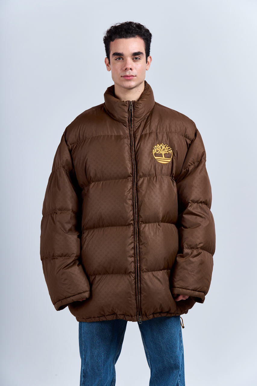 2000 Timberland Brown Down Puffer Jacket (XL/XXL)