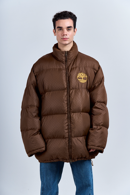 2000 Timberland Brown Down Puffer Jacket (XL/XXL)