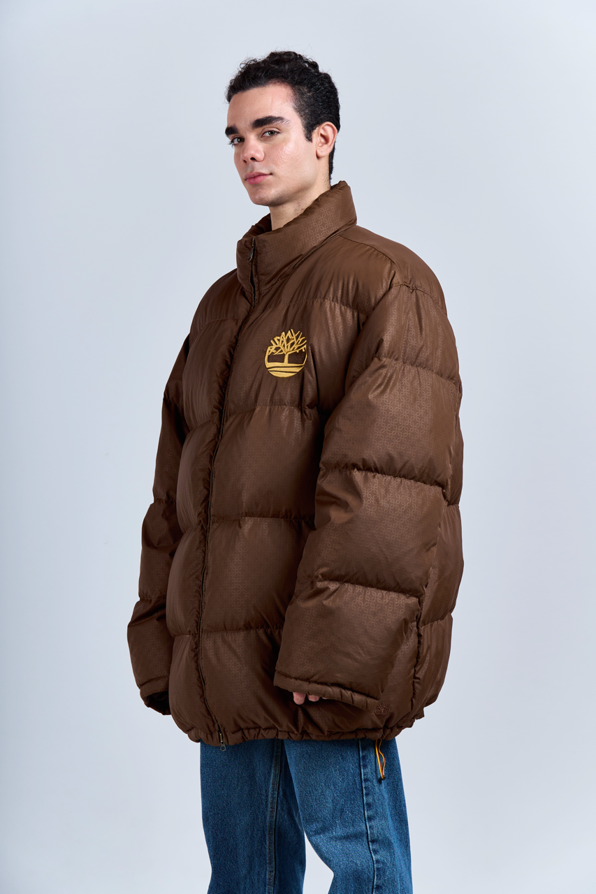 2000 Timberland Brown Down Puffer Jacket (XL/XXL)