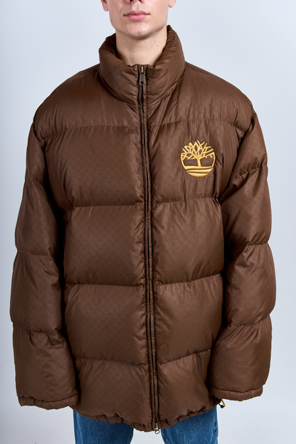 2000 Timberland Brown Down Puffer Jacket (XL/XXL)