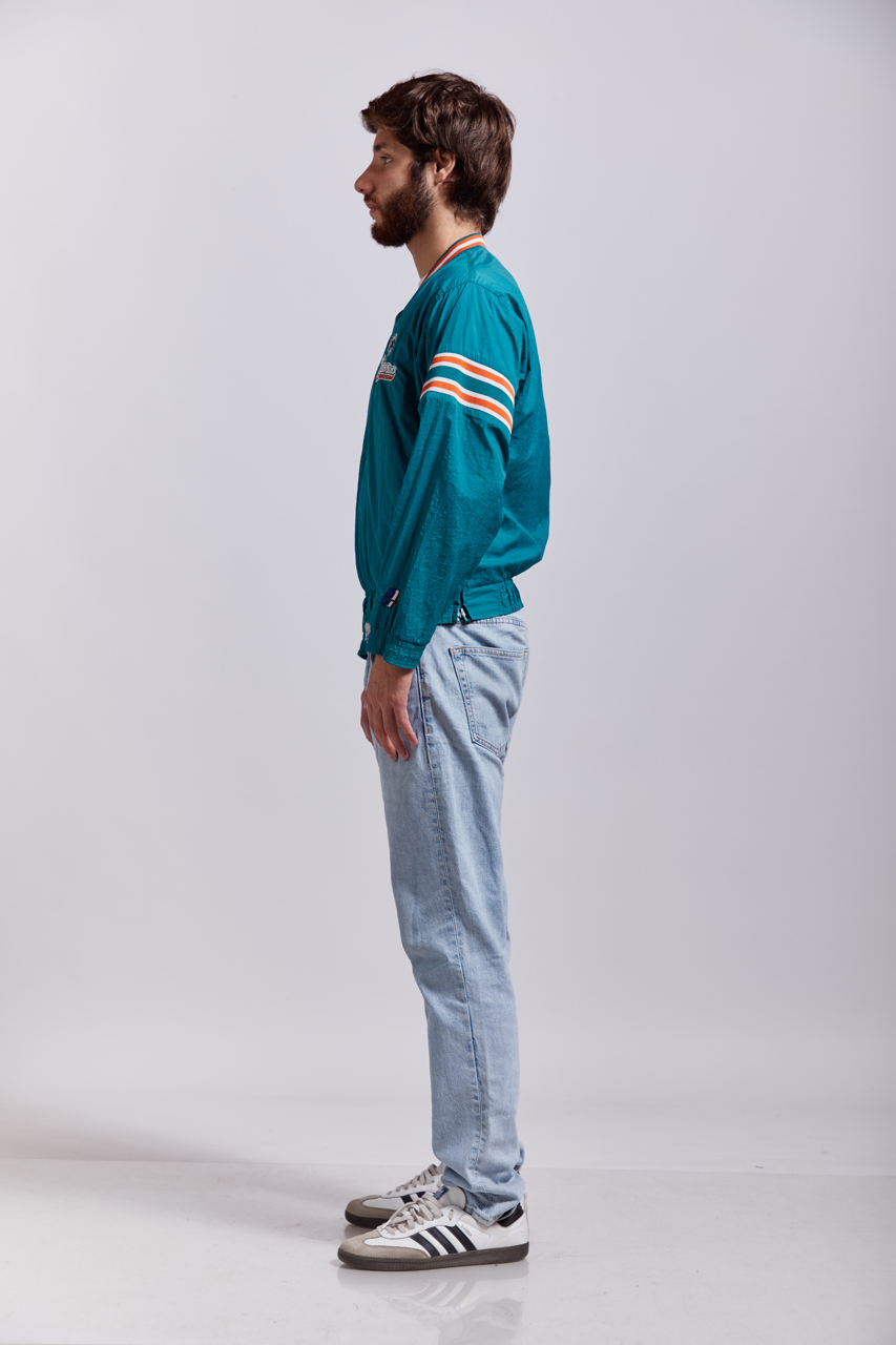 1990 NFL Miami Dolphins V neck Sweatshirt (S)