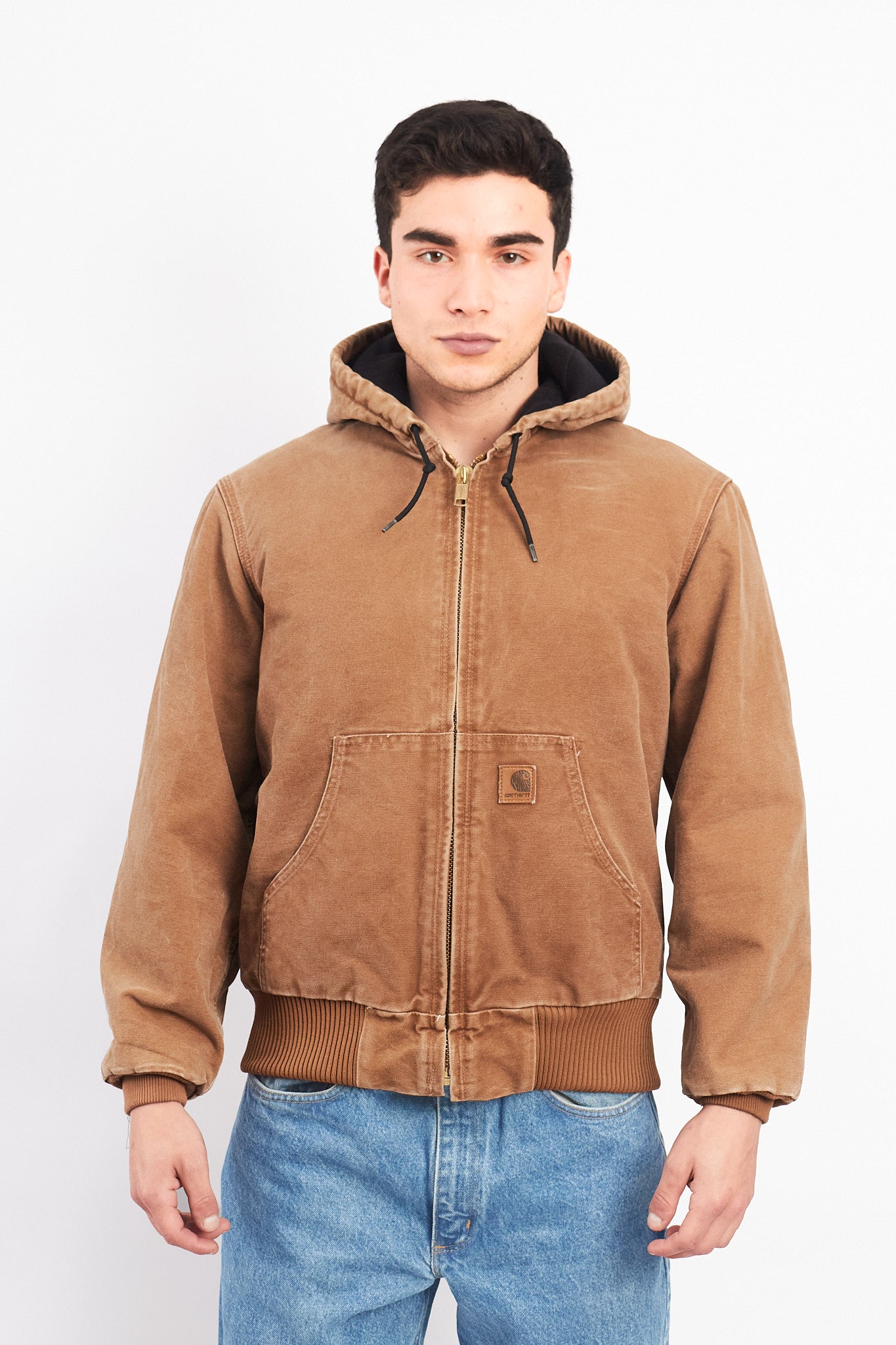 Vintage Carhartt J130 Hamilton Brown Duck Active Jacket (M/L)