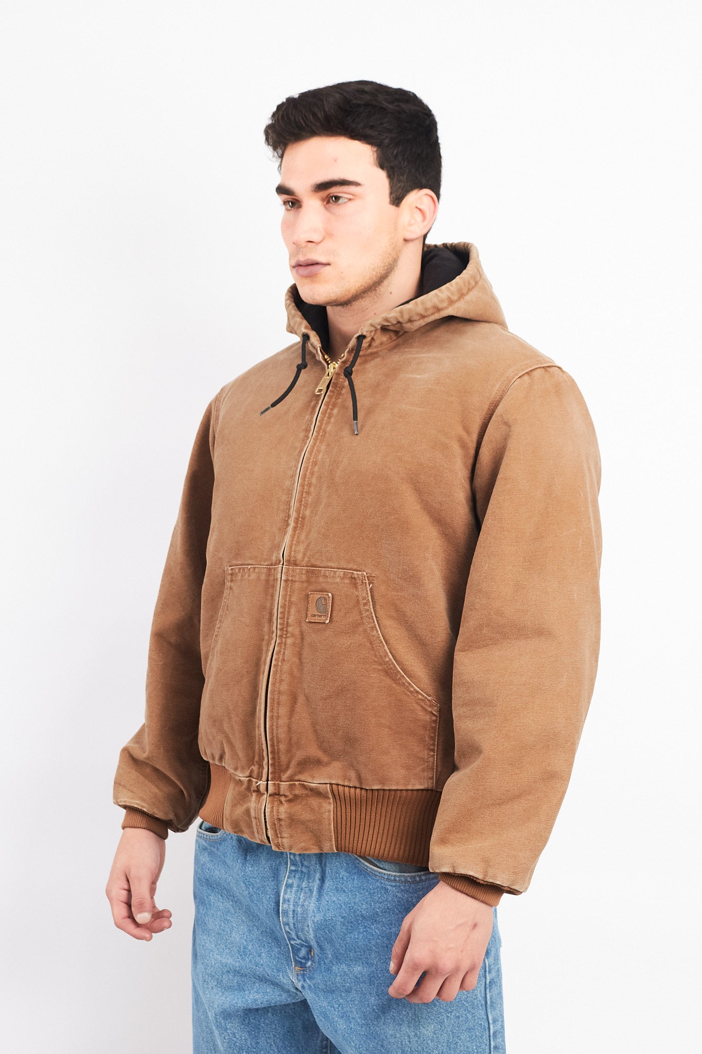 Vintage Carhartt J130 Hamilton Brown Duck Active Jacket (M/L)