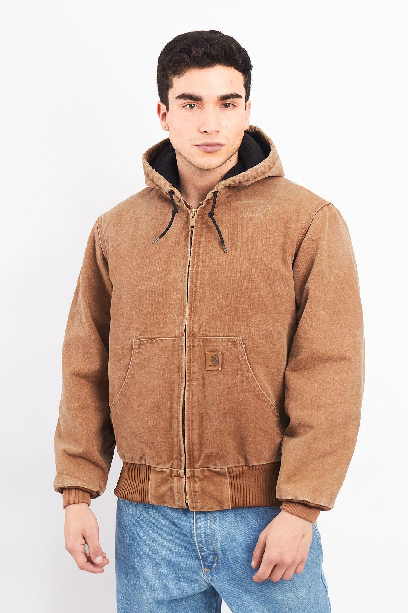 Vintage Carhartt J130 Hamilton Brown Duck Active Jacket (M/L)