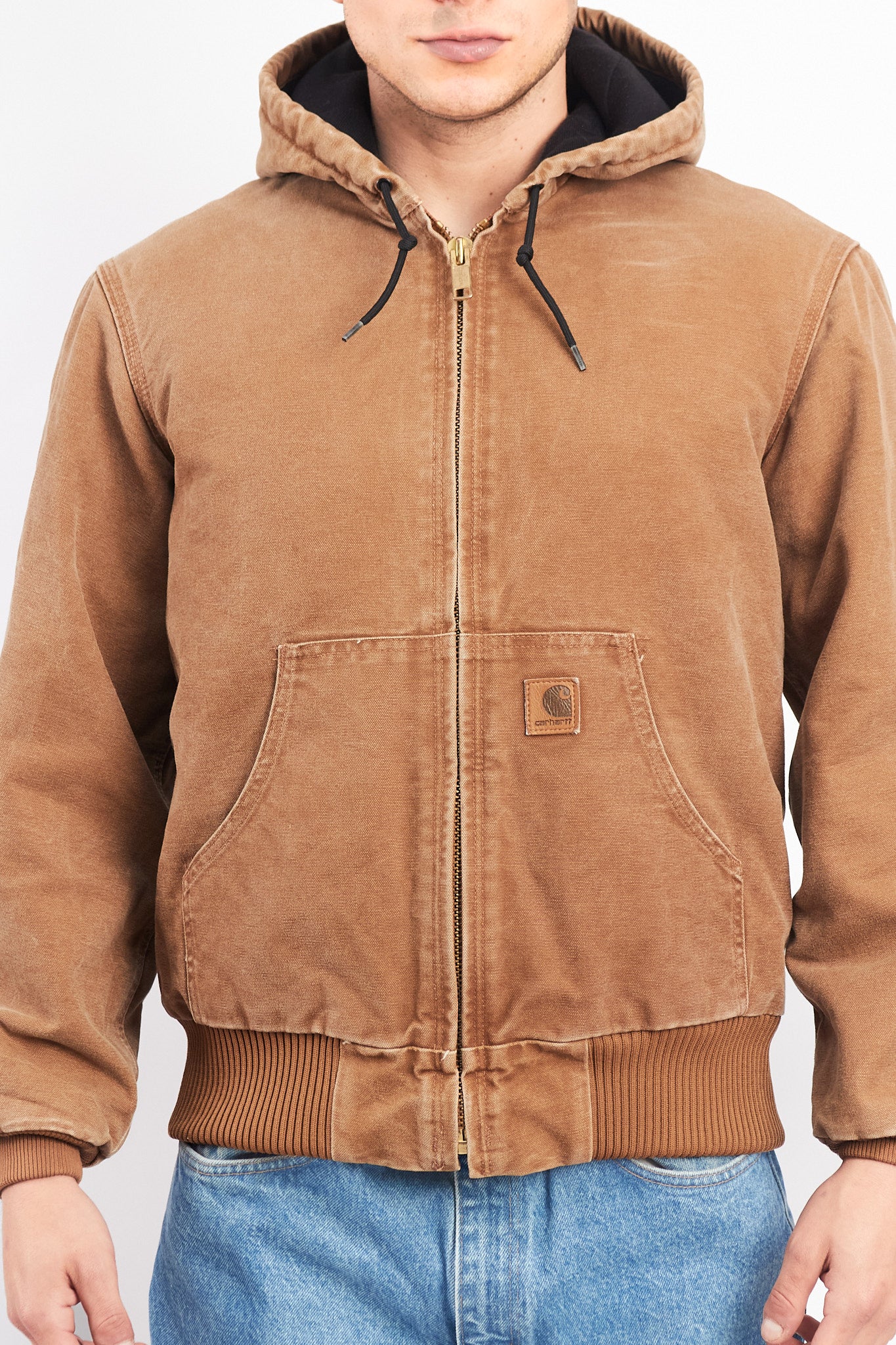 Vintage Carhartt J130 Hamilton Brown Duck Active Jacket (M/L)