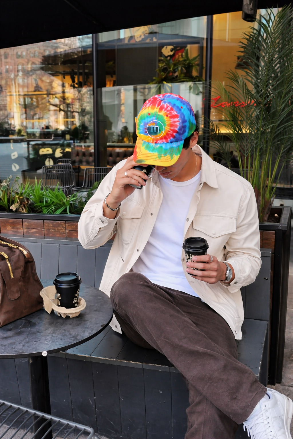 Vintage Nascar M&M's Tie Dye Cap