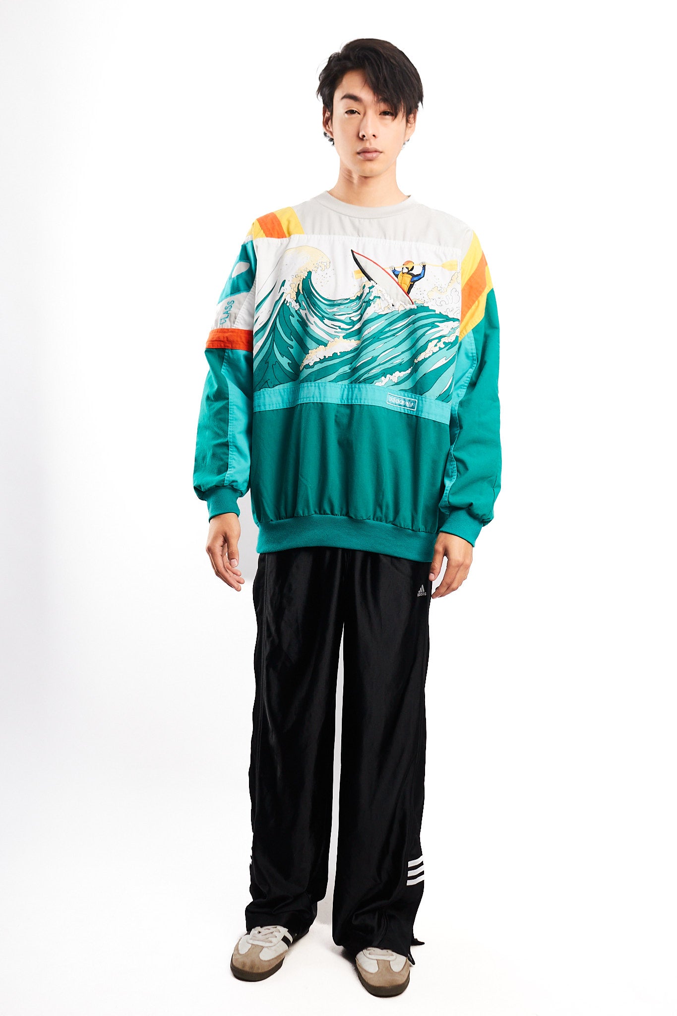 1980 Adidas Vintage Mac Miller Amuza River Crewneck (M/L)