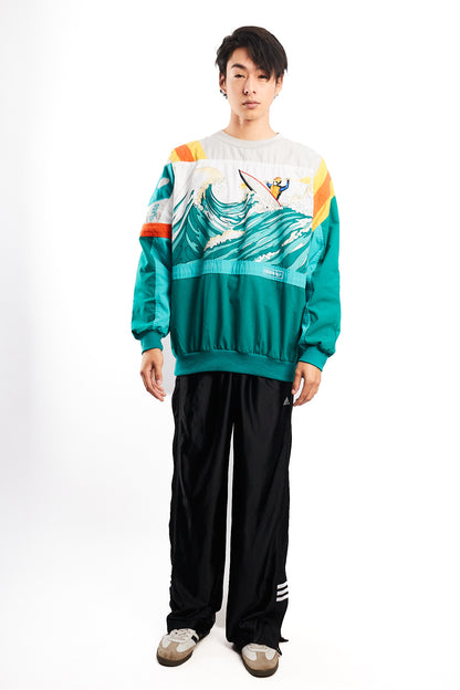 1980 Adidas Vintage Mac Miller Amuza River Crewneck (M/L)