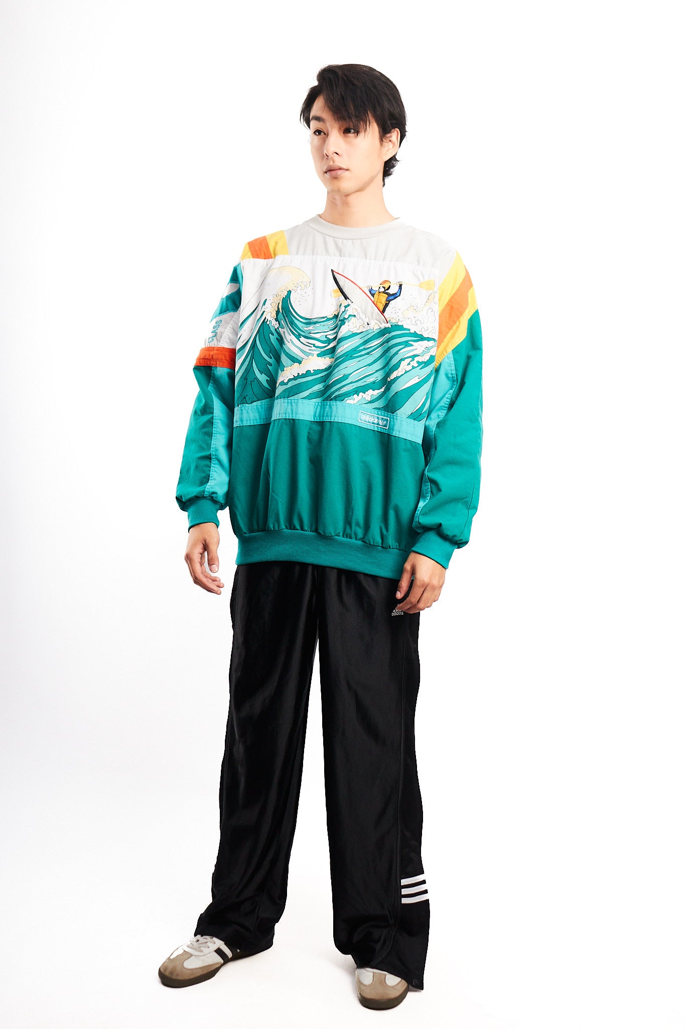 1980 Adidas Vintage Mac Miller Amuza River Crewneck (M/L)