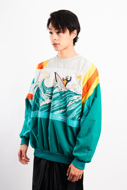1980 Adidas Vintage Mac Miller Amuza River Crewneck (M/L)