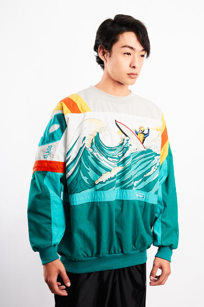 1980 Adidas Vintage Mac Miller Amuza River Crewneck (M/L)