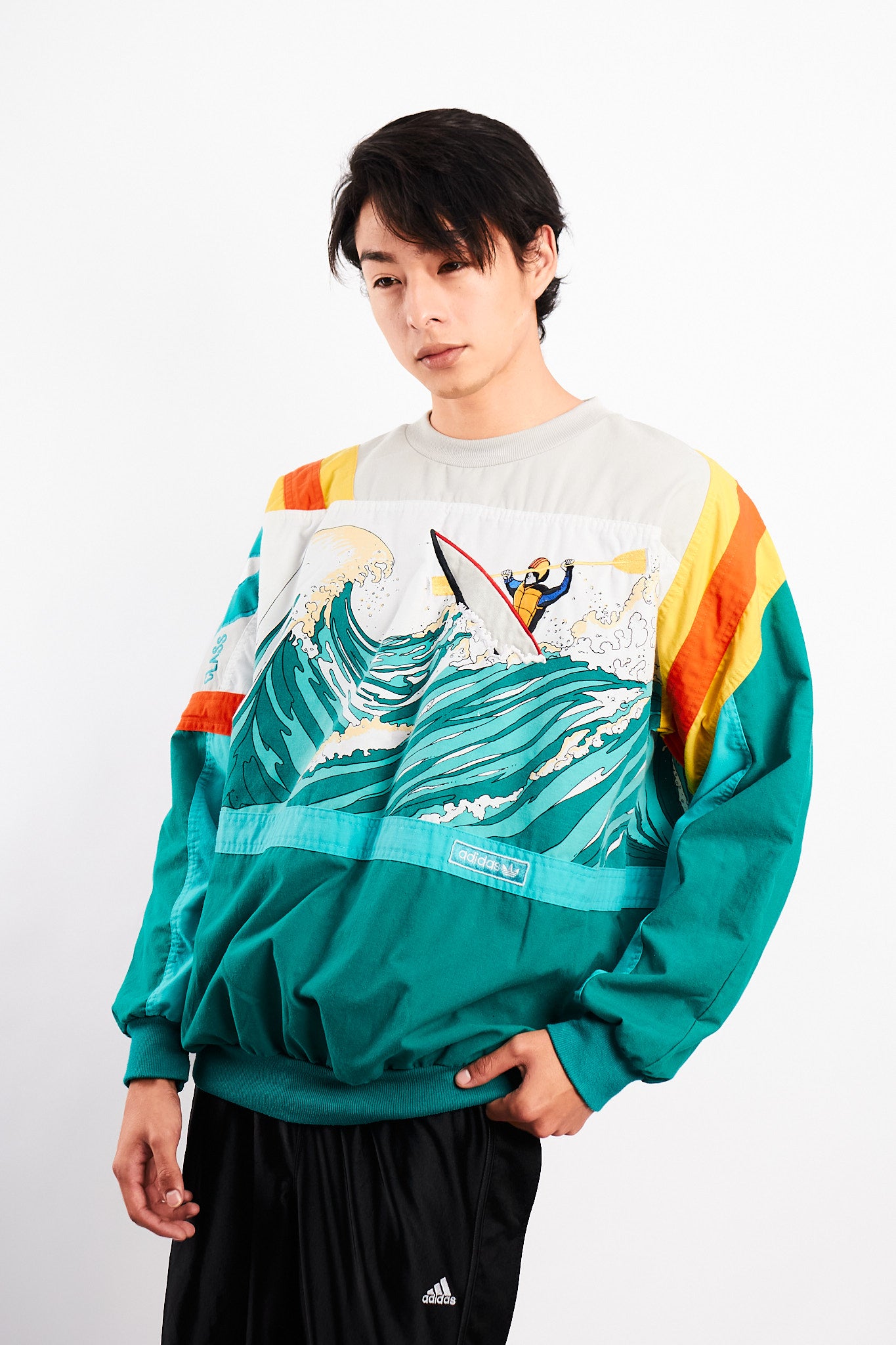 1980 Adidas Vintage Mac Miller Amuza River Crewneck (M/L)