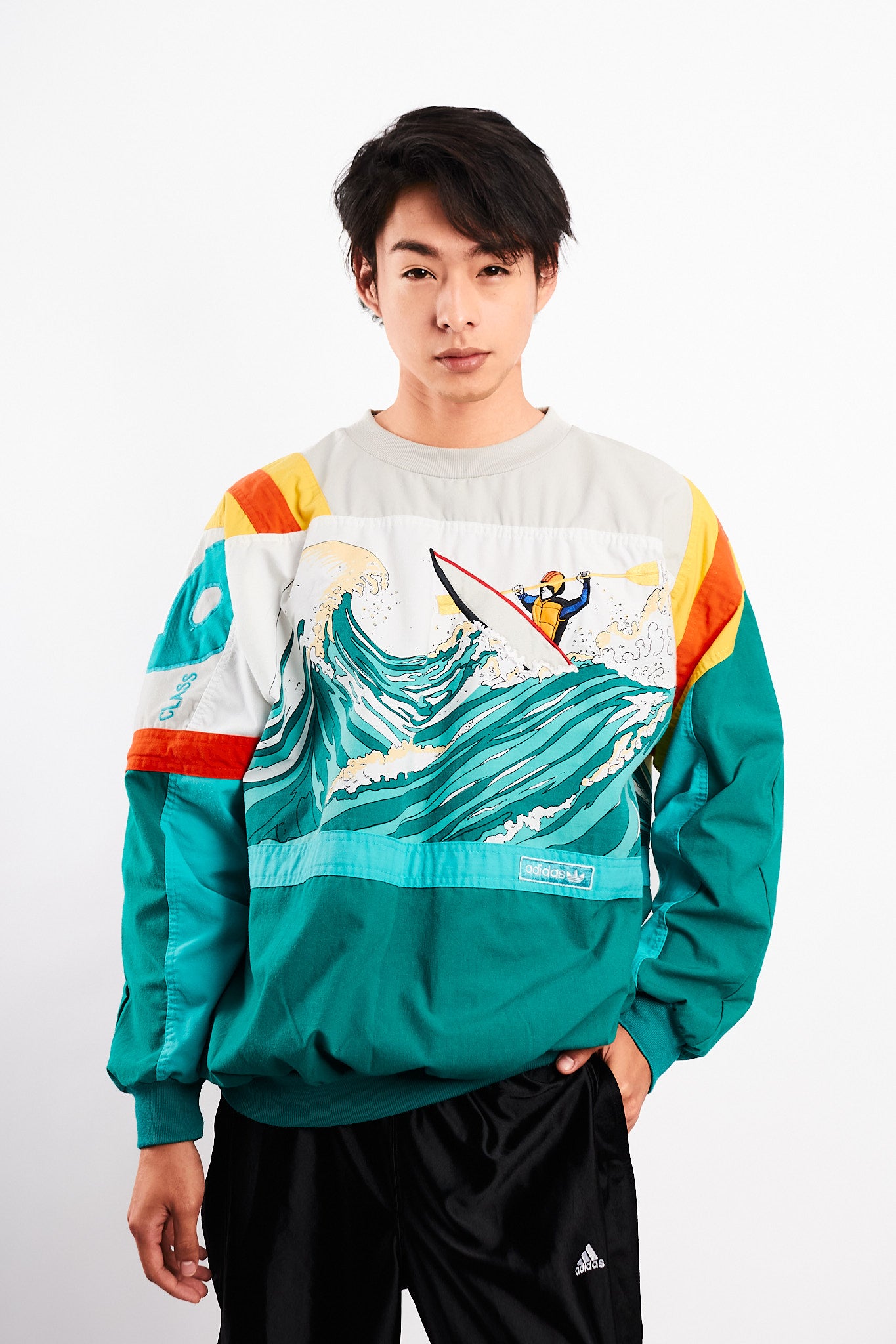1980 Adidas Vintage Mac Miller Amuza River Crewneck (M/L)