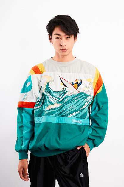 1980 Adidas Vintage Mac Miller Amuza River Crewneck (M/L)