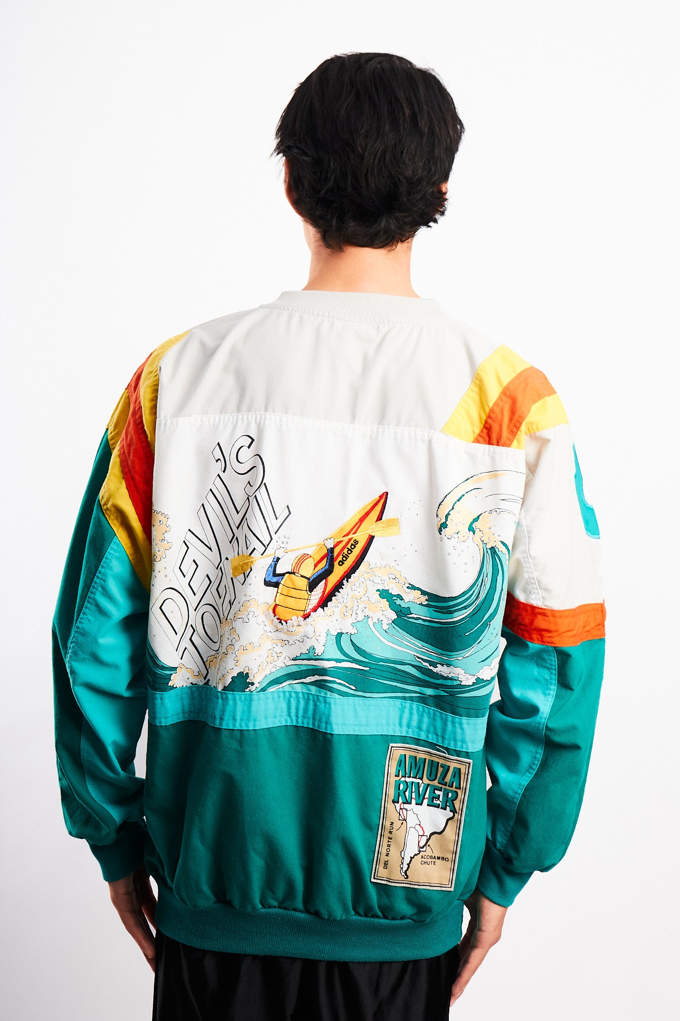 1980 Adidas Vintage Mac Miller Amuza River Crewneck (M/L)