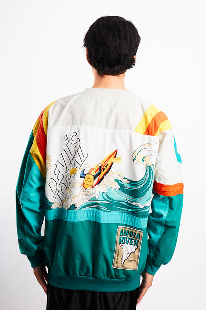 1980 Adidas Vintage Mac Miller Amuza River Crewneck (M/L)