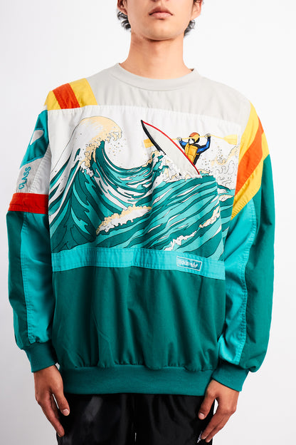 1980 Adidas Vintage Mac Miller Amuza River Crewneck (M/L)