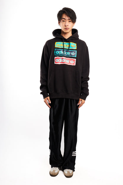 2020 Adidas Black Big Logo Hoodie (M)